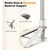 image:imageTONEOF 68 Magnetic Selfie Stick Tripod with Aluminum Strong Magnetic Holder for Magsafe 360 Rotatable Travel Phone Tripod Stand with Metal Ring amp Rechargeable Remote for iPhoneAndroidOrangeBeige Gray