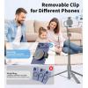 image:imageTONEOF Phone Clamp for Magnet with Metal RingPhone Mount Adapter for Magsafe Car Phone HolderQuick Installation amp Easy Removal Clip for All PhonesMagnetic TripodMagnet Mounts Black1 PackBlack