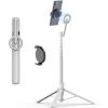 image:imageTONEOF 68 Magnetic Tripod White Bundle with Phone Mount Black1 Pack Quick Installation amp Easy Removal Clip for All PhonesMagnetic TripodSmartphone Magnet Mounts