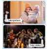 image:imagePhone Selfie Stick Tripod Rechargeable Remote Portable Wireless Remotes Shutter Compatible with Smartphones for CX609 Tripod OrangeBeige gray