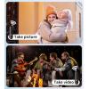 image:imagePhone Selfie Stick Tripod Rechargeable Remote Portable Wireless Remotes Shutter Compatible with Smartphones for CX609 Tripod OrangeBlack
