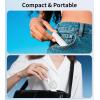 image:imagePhone Selfie Stick Tripod Rechargeable Remote Portable Wireless Remotes Shutter Compatible with Smartphones for CX609 Tripod OrangeWhite