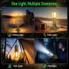 image:imageUBeesize Telescopic Camping Lights with Stand 14000mAh Rechargeable Camping Lantern with Display Hook and IPX5 Waterproof Outdoor Camping Lights for Travel Fishing Emergency Usecamping light with stand