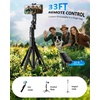 image:imageUBeesize 69 Auto Tracking Phone Tripod with Remote Gesture Control Detachable Ring Light Aluminum Tripod Stand 360 Adjustable Head for iPhone Android Camera Video Recording amp Live Streaming69