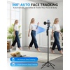 image:imageUBeesize 69 Auto Tracking Phone Tripod with Remote Gesture Control Detachable Ring Light Aluminum Tripod Stand 360 Adjustable Head for iPhone Android Camera Video Recording amp Live Streaming69