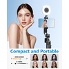image:imageUBeesize 69 Auto Tracking Phone Tripod with Remote Gesture Control Detachable Ring Light Aluminum Tripod Stand 360 Adjustable Head for iPhone Android Camera Video Recording amp Live Streaming69