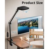 image:imageUBeesize Streaming Light 8 Light for Desk with CClamp and MultiAngle Adjustable Arm Streaming Light for Home Office Zoom Meetings Video Conferencing Gaming Recording and Live Streaming